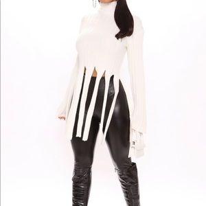 Clear The Sway Fringed Sweater